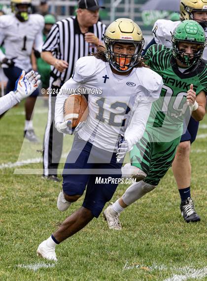 Thumbnail 3 in Althoff Catholic vs. Carrollton (IHSA 1A Second Round) photogallery.