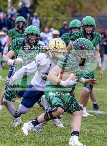 Thumbnail 2 in Althoff Catholic vs. Carrollton (IHSA 1A Second Round) photogallery.