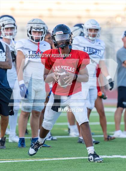 Thumbnail 2 in Liberty vs Las Vegas (Scrimmage) photogallery.