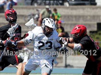 Thumbnail 3 in Marin Academy @ Marin Catholic (CIF NCS D2 Final) photogallery.