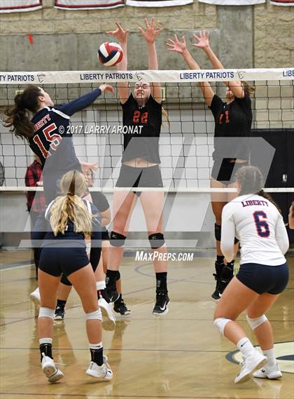 Thumbnail 3 in Centennial vs. Liberty (CIF Central Round 3 Playoff) photogallery.