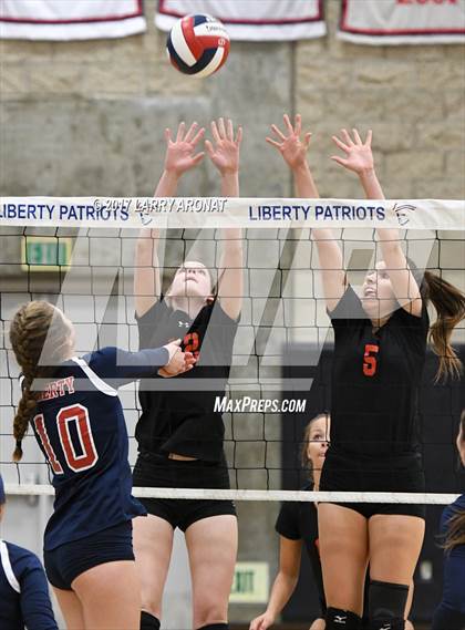 Thumbnail 2 in Centennial vs. Liberty (CIF Central Round 3 Playoff) photogallery.