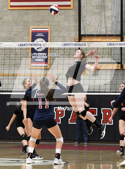 Thumbnail 1 in Centennial vs. Liberty (CIF Central Round 3 Playoff) photogallery.
