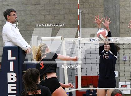 Thumbnail 2 in Centennial vs. Liberty (CIF Central Round 3 Playoff) photogallery.
