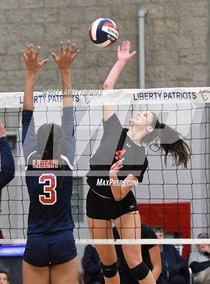 Thumbnail 2 in Centennial vs. Liberty (CIF Central Round 3 Playoff) photogallery.