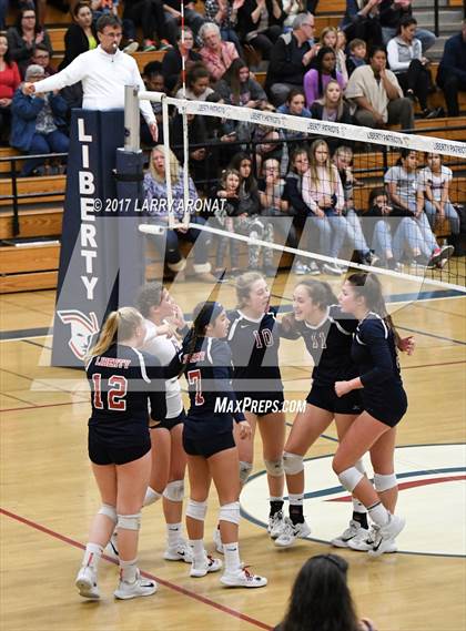 Thumbnail 1 in Centennial vs. Liberty (CIF Central Round 3 Playoff) photogallery.