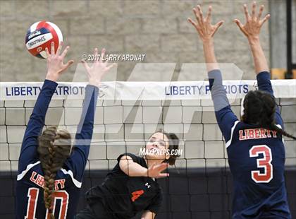 Thumbnail 1 in Centennial vs. Liberty (CIF Central Round 3 Playoff) photogallery.
