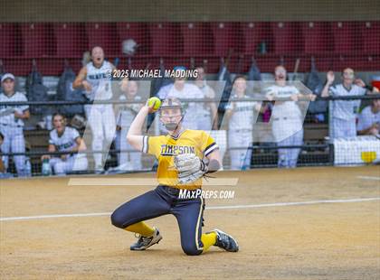 Thumbnail 2 in Timpson vs Hemphill (UIL Softball 2A D2 Bi-District Playoff Game 1) photogallery.