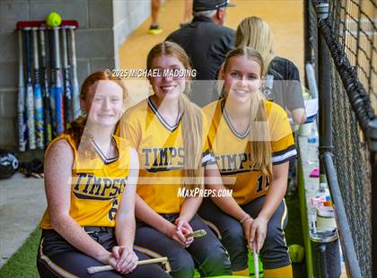 Thumbnail 2 in Timpson vs Hemphill (UIL Softball 2A D2 Bi-District Playoff Game 1) photogallery.