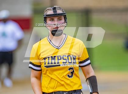 Thumbnail 3 in Timpson vs Hemphill (UIL Softball 2A D2 Bi-District Playoff Game 1) photogallery.