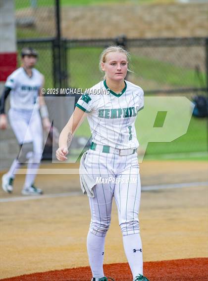 Thumbnail 2 in Timpson vs Hemphill (UIL Softball 2A D2 Bi-District Playoff Game 1) photogallery.