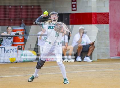 Thumbnail 3 in Timpson vs Hemphill (UIL Softball 2A D2 Bi-District Playoff Game 1) photogallery.