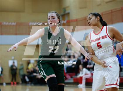 Thumbnail 1 in Hillcrest vs. Spanish Fork(UHSAA 1st Round Playoff) photogallery.