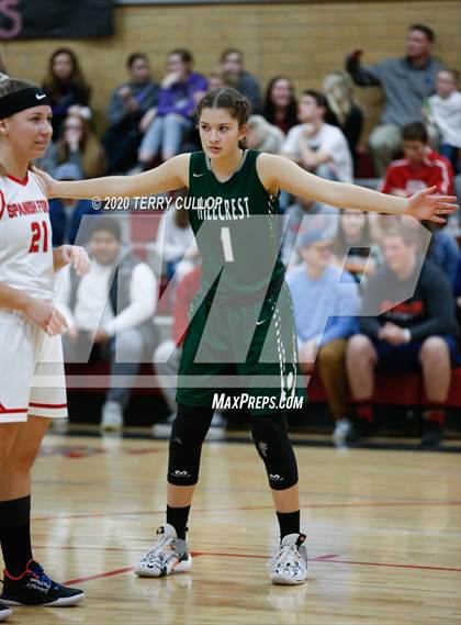 Thumbnail 3 in Hillcrest vs. Spanish Fork(UHSAA 1st Round Playoff) photogallery.