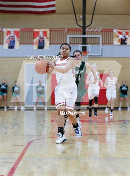 Thumbnail 3 in Hillcrest vs. Spanish Fork(UHSAA 1st Round Playoff) photogallery.