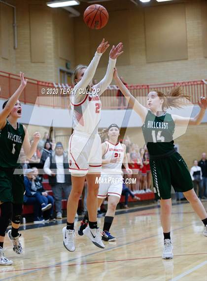 Thumbnail 3 in Hillcrest vs. Spanish Fork(UHSAA 1st Round Playoff) photogallery.