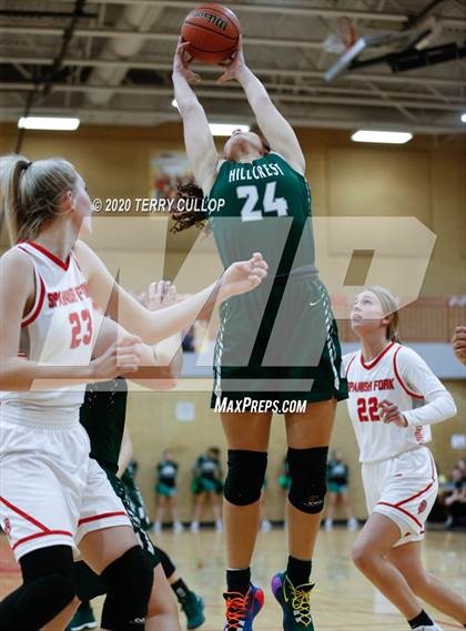 Thumbnail 3 in Hillcrest vs. Spanish Fork(UHSAA 1st Round Playoff) photogallery.