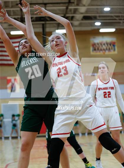 Thumbnail 2 in Hillcrest vs. Spanish Fork(UHSAA 1st Round Playoff) photogallery.