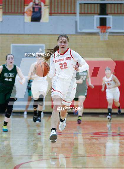 Thumbnail 3 in Hillcrest vs. Spanish Fork(UHSAA 1st Round Playoff) photogallery.