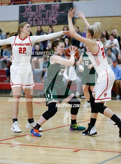 Thumbnail 3 in Hillcrest vs. Spanish Fork(UHSAA 1st Round Playoff) photogallery.