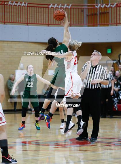 Thumbnail 3 in Hillcrest vs. Spanish Fork(UHSAA 1st Round Playoff) photogallery.