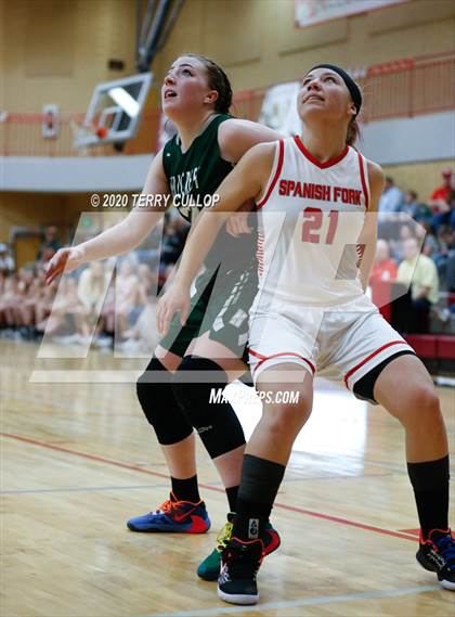 Thumbnail 3 in Hillcrest vs. Spanish Fork(UHSAA 1st Round Playoff) photogallery.