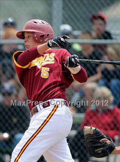 Thumbnail 3 in Chaparral vs. Rocky Mountain (2012 Class 5A District Baseball) photogallery.