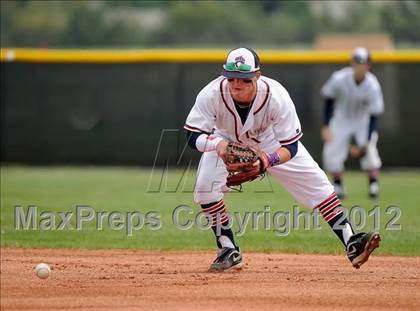 Thumbnail 2 in Chaparral vs. Rocky Mountain (2012 Class 5A District Baseball) photogallery.