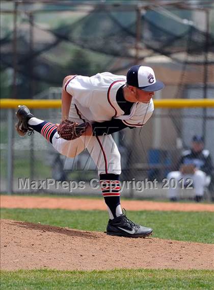 Thumbnail 3 in Chaparral vs. Rocky Mountain (2012 Class 5A District Baseball) photogallery.