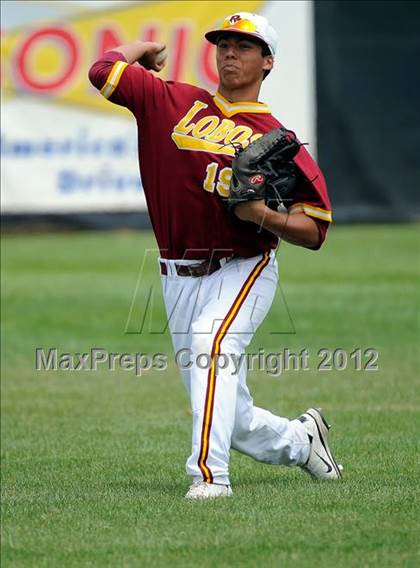 Thumbnail 3 in Chaparral vs. Rocky Mountain (2012 Class 5A District Baseball) photogallery.