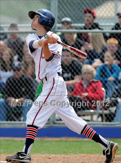 Thumbnail 1 in Chaparral vs. Rocky Mountain (2012 Class 5A District Baseball) photogallery.