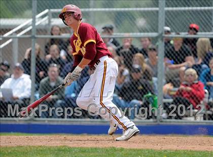 Thumbnail 3 in Chaparral vs. Rocky Mountain (2012 Class 5A District Baseball) photogallery.