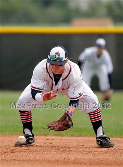 Thumbnail 3 in Chaparral vs. Rocky Mountain (2012 Class 5A District Baseball) photogallery.