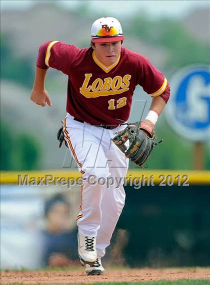 Thumbnail 2 in Chaparral vs. Rocky Mountain (2012 Class 5A District Baseball) photogallery.