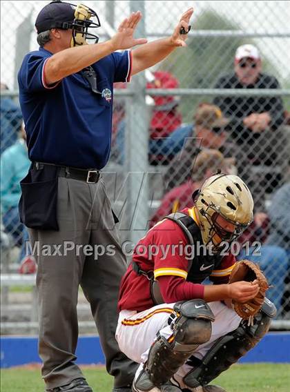 Thumbnail 2 in Chaparral vs. Rocky Mountain (2012 Class 5A District Baseball) photogallery.