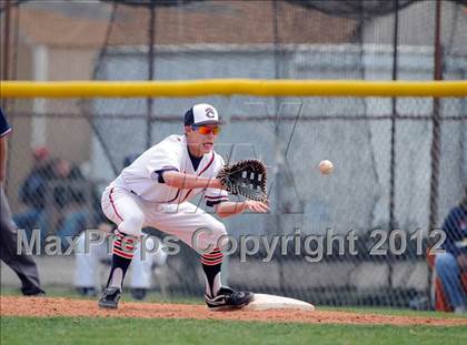 Thumbnail 3 in Chaparral vs. Rocky Mountain (2012 Class 5A District Baseball) photogallery.