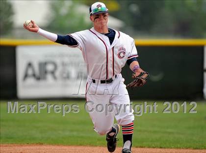 Thumbnail 1 in Chaparral vs. Rocky Mountain (2012 Class 5A District Baseball) photogallery.