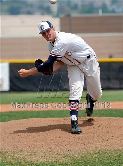 Thumbnail 2 in Chaparral vs. Rocky Mountain (2012 Class 5A District Baseball) photogallery.