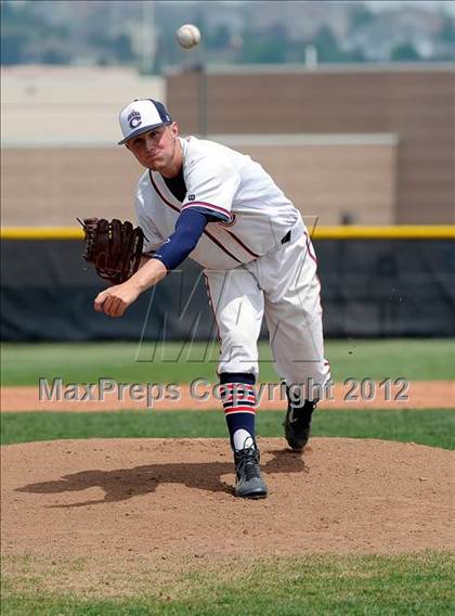 Thumbnail 3 in Chaparral vs. Rocky Mountain (2012 Class 5A District Baseball) photogallery.
