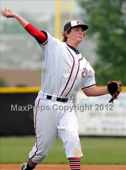 Thumbnail 2 in Chaparral vs. Rocky Mountain (2012 Class 5A District Baseball) photogallery.
