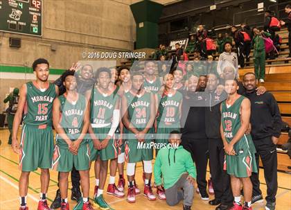 Thumbnail 2 in Morgan Park vs. Moreau Catholic (Oakland Legends Classic) photogallery.
