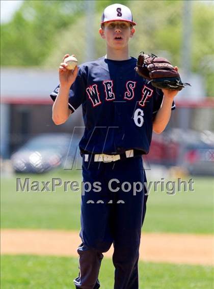 Thumbnail 2 in Smithtown West vs. Patchogue - Medford Section XI Class AA Playoffs photogallery.