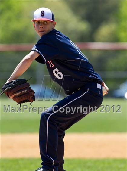 Thumbnail 3 in Smithtown West vs. Patchogue - Medford Section XI Class AA Playoffs photogallery.