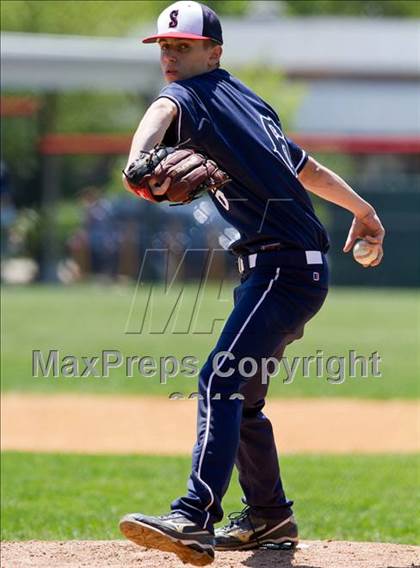 Thumbnail 2 in Smithtown West vs. Patchogue - Medford Section XI Class AA Playoffs photogallery.