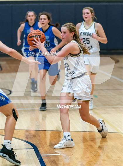 Thumbnail 2 in Cathedral vs Indianapolis Bishop Chatard (City Tournment) photogallery.