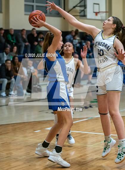Thumbnail 3 in Cathedral vs Indianapolis Bishop Chatard (City Tournment) photogallery.