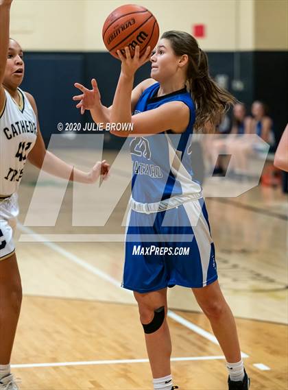Thumbnail 3 in Cathedral vs Indianapolis Bishop Chatard (City Tournment) photogallery.