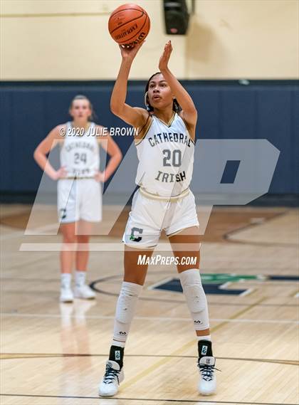 Thumbnail 2 in Cathedral vs Indianapolis Bishop Chatard (City Tournment) photogallery.