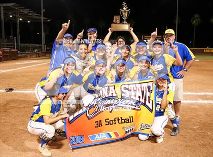 Thumbnail 1 in Sahuarita vs. Winslow (AIA 3A Final Award Photos) photogallery.