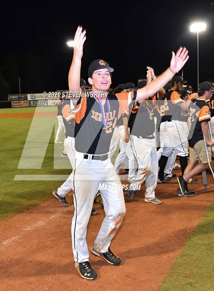 Thumbnail 2 in Fuquay - Varina @ Ronald Reagan (NCHSAA 4A Final Game 3) photogallery.
